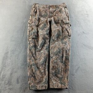 American Eagle Cargo Pants Mens 29x26* Brown Camo Straight Fit Stretch Hunting